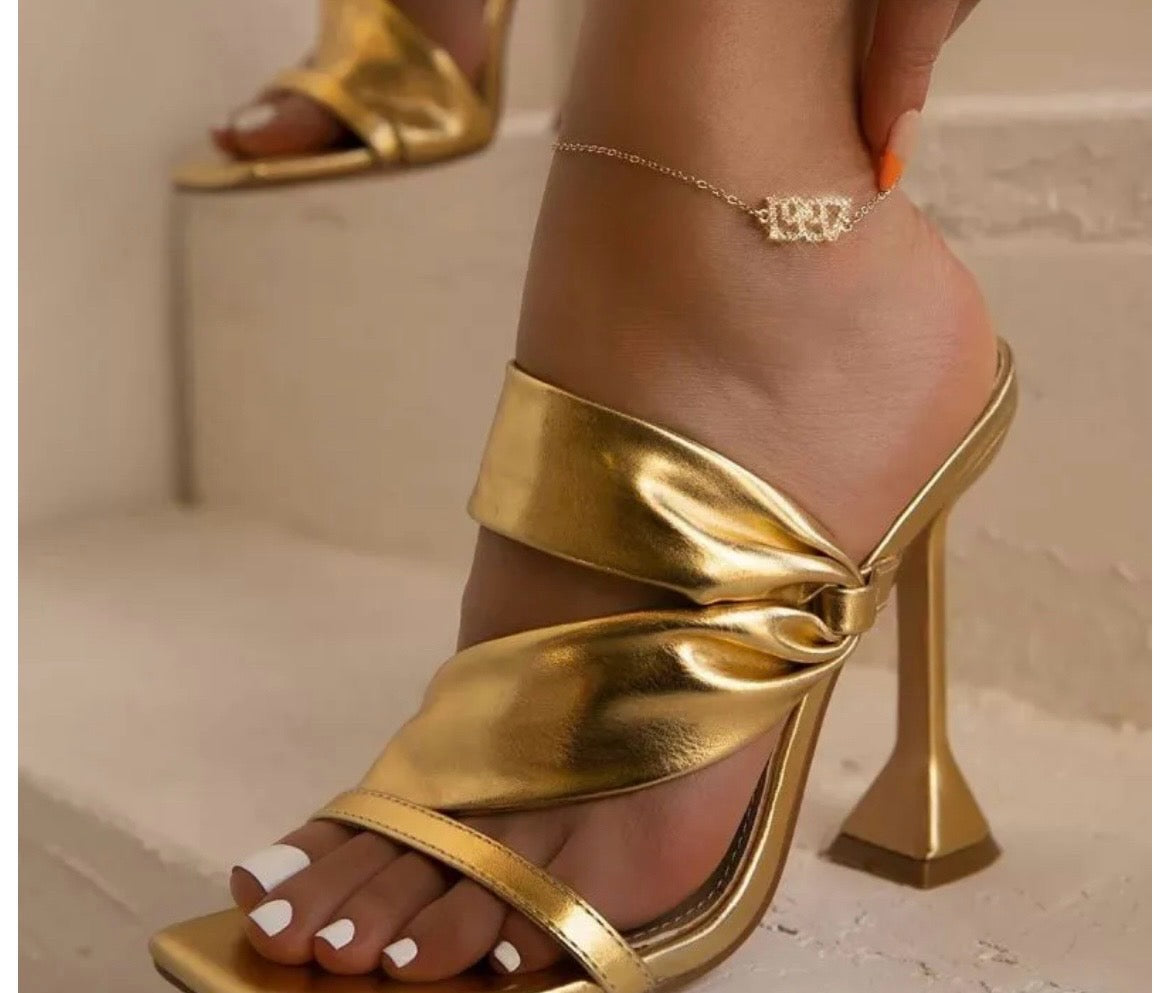 Square Toe Stiletto Heel
