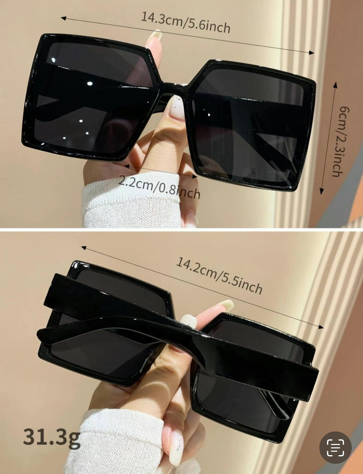 Summer Square Frame Sunglasses