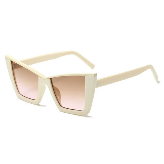 Women Fashion Cat Eye Large Frame Sunglasses