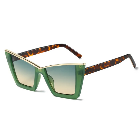 Women Fashion Cat Eye Large Frame Sunglasses