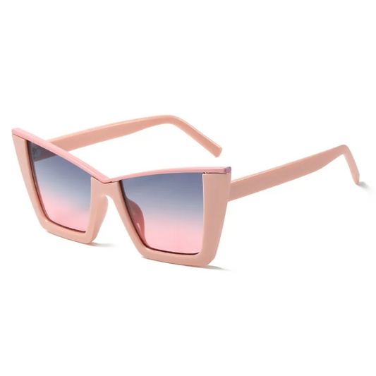 Women Fashion Cat Eye Large Frame Sunglasses